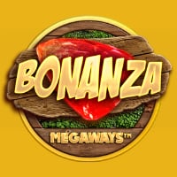 Bonanza slot with overlaying ruby symbol on the megaways roundel