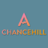 Chancehill casino logo with orange and pink color gradient