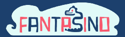Alternating navy and fuschia capital letters forming the Fantasino Casino logo