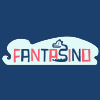 Alternating navy and fuschia capital letters forming the Fantasino Casino logo