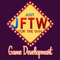 Just for the win logo set on broadway lights billboard background