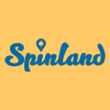 Spinland casino logo with ace of spades inset above the text
