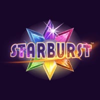 Starburst slot superimposed over in game wild symbol